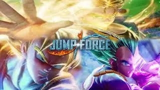 Jump Force: Goku,Vegeta and Trunks Combos with awakening.
