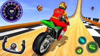 Mega Ramp GT Bike Stunt Simulator - Extreme Mega Ramp Bike Stunt Racer - Android Gameplay
