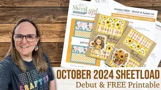 October 2024 SheetLoad of Cards | Debut & FREE Printable 6x6 Paper Edition #SUYSOct2024