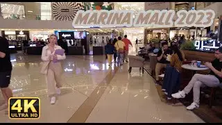 Dubai Marina Mall Walking Tour 4k UAE