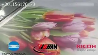 Konica Minolta 1024i UV printer - High speed printing in high resolution