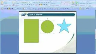 PowerPoint 2007 Creating AutoShapes