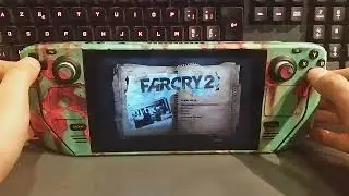 It's 'Far Cry&reg; 2' On a Steam Deck With a Trendy Green With Pink Rust Skin For Steam Deck!
