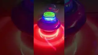 Some musical flashing spinning top lights