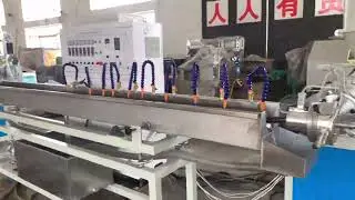 double layer braiding/yarn reinforced PVC soft/hose machine yarn spiral/braided pipe/duct extruder