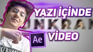 Yazı İçine Video Yerleştirme Nasıl Yapılır? | After Effects Dersleri