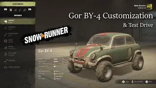 SNOWRUNNER - Gor BY-4 Customization & Test Drive - Tennessee USA