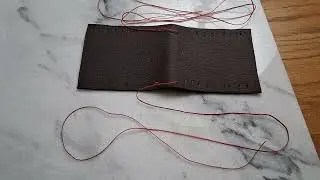wallet workshop sewing thread by hand
