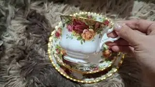 UNBOXING! Old Country Roses (OCR) Trio of Royal Albert! New addition to my Teacup Collection!