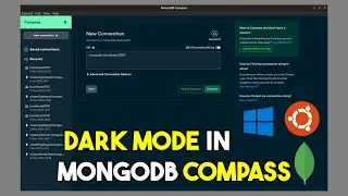 How to enable Dark mode in Mongodb compass in windows and Ubuntu Linux