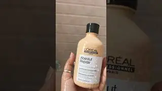 L'Or&eacute;al absolute repair shampoo  #loreal #lorealshampooreview #shorts #shortsvideo #youtubeshorts