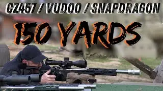 CZ 457, VUDOO 360, SNAPDRAGON; WHICH WILL COME OUT ON TOP AT 150 YARDS