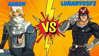 LunarySSF2 Falcon Vs. Aaron Sheik | Analysis | SSBM GOSU