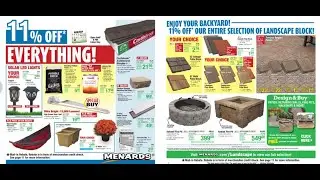 Menards 11% OFF EVERYTHING Ad Freebies, Money Makers, Rebates and Sale Prices 08.25.2021-09.06.2021