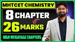 MHTCET 2026 Preparation | Detailed Chemistry Analysis & Important Chapters MHTCET 2026 | #mhtcet2026