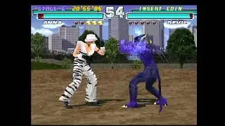 Anna & Nina VS Devil & Baek - Tekken Tag Tournament