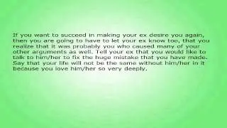 The Secret To Making Your Ex Desire You Again   Fix The Problems And Make It Happen!