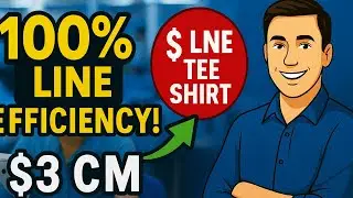 100% Line Efficiency in Tee Shirt Production |  Bangladesh Sewing Floor System