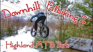 Biggest Drops We've ever hit on Fatbikes: Downhill Fatbiking 2 at Highland MTB Park