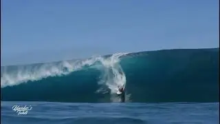 TEAHUPO'O TAHITIAN BODYBOARDER HOTU KELLEY (by tim pruvost) May 1st 2022 #teahupoo #wave #hubboards