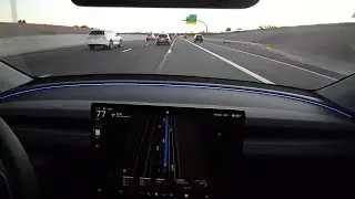 Tesla FSD 14.1.4 also misses freeway exit (36:20); gets rerouted 3 addl minutes