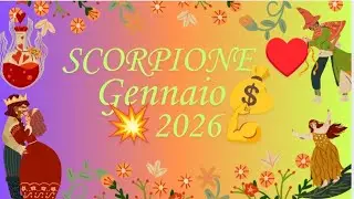 SCORPIONE ♏️ OROSCOPO GENNAIO 2026 per AMORE LAVORO E FINANZE ❤️💪💰