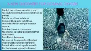 A New Discovery for Oceanic Oxygen