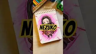 NEZUKO cutie pie💗chibi drawing #demonslayer #shorts #trending #infinitycastle #nezukokamado