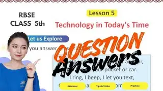 RBSE..class 5th (step into English) Chapter No. 5 ..solve all questions Answer #rbse #onlineclasses