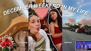 DECEMBER WEEKEND IN MY LIFE *vlogmas day 3* || cheer banquet, shopping, and more!!!