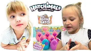 Аня Яна играют в Hatchimals Royal HATCH New Распаковка от Family Room