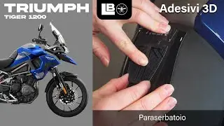 LabelBike&reg; ADESIVI 3D Paraserbatoio compatibili con Triumph Tiger 1200 2022