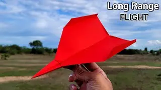How to Make a Long Range Flying Paper Airplane