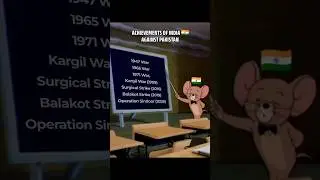 War Achievements of India & Pakistan 😅 India Pakistan War || Tom and Jerry Version