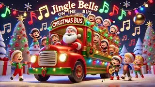 Jingle Bells on the Christmas Bus - Fun Holiday Song for Kids! #christmassongs