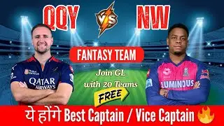 QQY vs NW Dream11 Prediction | Quetta Qavalry vs Northern Warriors I Abu Dhabi T10 | Free GL Teams