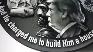 Donald Trump King Cyrus Coin Third Temple