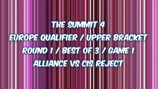 Dota 2 Alliance vs CIS Reject 10.07.2015 MID1847908597 The Summit 4 Europe Qualifiers UB.R1.BO3.G1