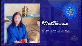 GREETING FROM OUR MINISTERS' WIVES PRESIDENT - MSC VIRTUAL FLASHBACK COUNCIL 2020