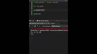 95% Python Devs don't know this Python Tips - Insert Method #python #programming #pythontricks