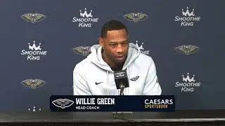 Willie Green on New Year's tragedy | Pelicans vs. Heat Pregame 1/1/2025