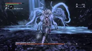 Bloodborne: Cannon + Bone Marrow Ash is OP.
