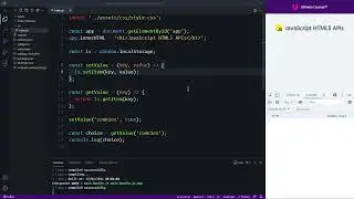JavaScript HTML5 APIs 059 Storing JSON Objects in localStorage