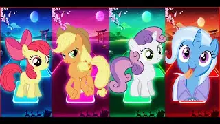 Tiles Hop - Apple Bloom VS Applejack VS Sweetie Belle VS Trixie