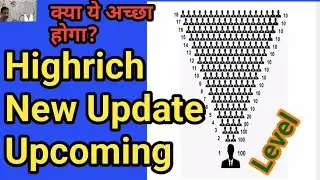 Highrich New Update Upcoming Level plan | New Update Upcoming Level planning