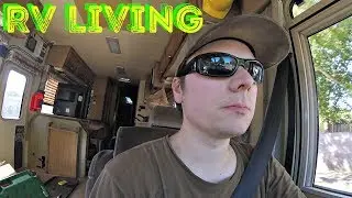 Boondocking In The Summer Heat | Rest Area RV Life