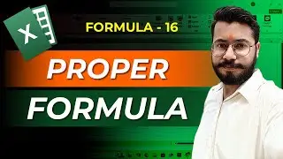 PROPER Formula in Excel | Convert Text to Proper Case Easily (Step-by-Step Tutorial)