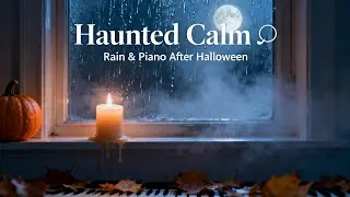 Haunted Calm 🌧️ &ndash; After Halloween Rain & Piano Ambience for Sleep, Focus & Relaxation
