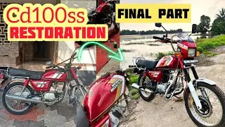 CD100ss Restoration part 2 : hero Honda CD100ss restoration  work  | CD100ss modified | cd100ss