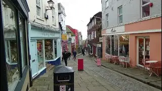 A Stroll Down An Arty Cobbled Street in Folkestone, Kent UK